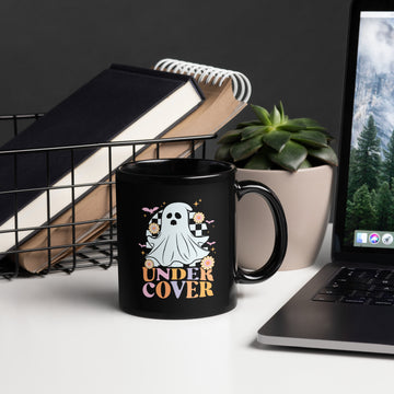 Under Cover Boo Mug, Halloween Coffee Cup, Haunted Teacup, Witchy Mug, Funny Ghost Cup, Trick Treat Mug, Wicked Drink Mug, Boo Cup