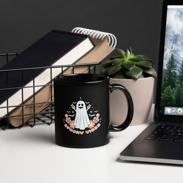 Spooky Vibes Boo Mug, Halloween Coffee Cup, Haunted Teacup, Witchy Mug, Funny Ghost Cup, Trick Treat Mug, Wicked Drink Mug, Boo Cup