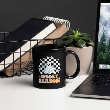 Spooky Season Retro Mug, Halloween Coffee Cup, Haunted Teacup, Witchy Mug, Funny Ghost Cup, Trick Treat Mug, Wicked Drink Mug, Boo Cup