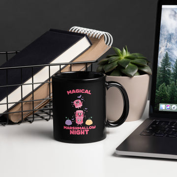 Magical Marshmallow Night Mug, Halloween Coffee Cup, Haunted Teacup, Witchy Mug, Funny Ghost Cup, Trick Treat Mug, Wicked Drink Mug, Boo Cup