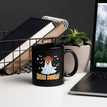 Boo Haw Spooky Mug, Halloween Coffee Cup, Haunted Teacup, Witchy Mug, Funny Ghost Cup, Trick Treat Mug, Wicked Drink Mug, Boo Cup