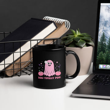 Boo Tifully Pink Mug, Halloween Coffee Cup, Haunted Teacup, Witchy Mug, Funny Ghost Cup, Trick Treat Mug, Wicked Drink Mug, Boo Cup