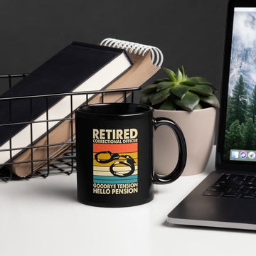 Retired Correctional Officer Mug, Retirement Party Cup, Retired Coffee Cup, Retiree Drinkware, Retirement Gift, Retiring Mug