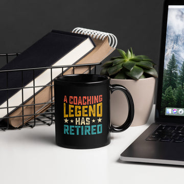 A Coaching Legend Has Retired Mug, Retirement Party Cup, Retired Coffee Cup, Retiree Drinkware, Retirement Gift, Retiring Mug