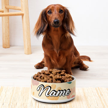 Pawsitive Vibes Customizable Pet bowl