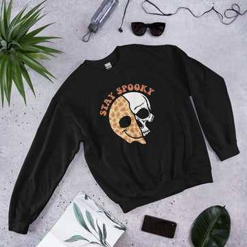 Stay Spooky Sweatshirt, Halloween Hoodie, Haunted Pullover, Witchy Sweater, Funny Ghost Crewneck, Trick Treat Sweat, Wicked Hoodie
