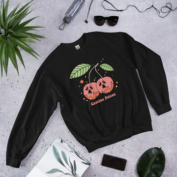Spooky Caution Poison Sweatshirt