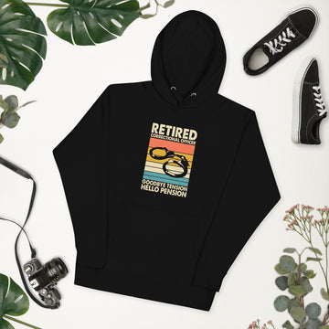 Retired Correctional Officer Hoodie, Retirement Party Sweatshirt, Retired Pullover, Retiree Apparel, Retirement Gift, Retiring