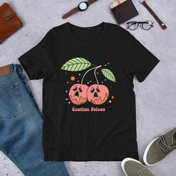 Spooky Caution Poison T-Shirt