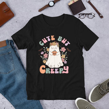 Cute But Creepy Boo Shirt, Halloween Tshirt, Haunted Tee, Witchy Shirt, Funny Ghost Shirt, Trick Treat Shirt, Wicked Tee, Funny Boo Shirt