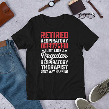 Retired Respiratory Therapist Shirt, Retirement Party Shirt, Retired Tee, Retiree Apparel, Retirement Gift, Retiring Tshirt