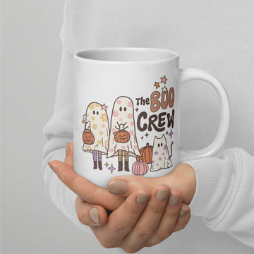 The Boo Crew Mug, Halloween Coffee Cup, Haunted Teacup, Witchy Mug, Funny Ghost Cup, Trick Treat Mug, Wicked Drink Mug, Boo Cup