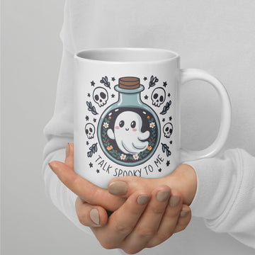 Talk Spooky To Me Mug