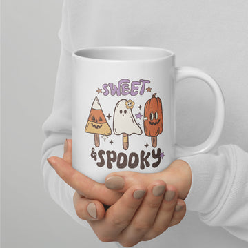 Sweet Spooky Mug, Halloween Coffee Cup, Haunted Teacup, Witchy Mug, Funny Ghost Cup, Trick Treat Mug, Wicked Drink Mug, Boo Cup