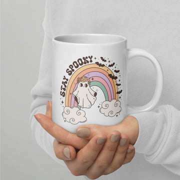 Stay Spooky Boo Mug, Halloween Coffee Cup, Haunted Teacup, Witchy Mug, Funny Ghost Cup, Trick Treat Mug, Wicked Drink Mug, Boo Cup