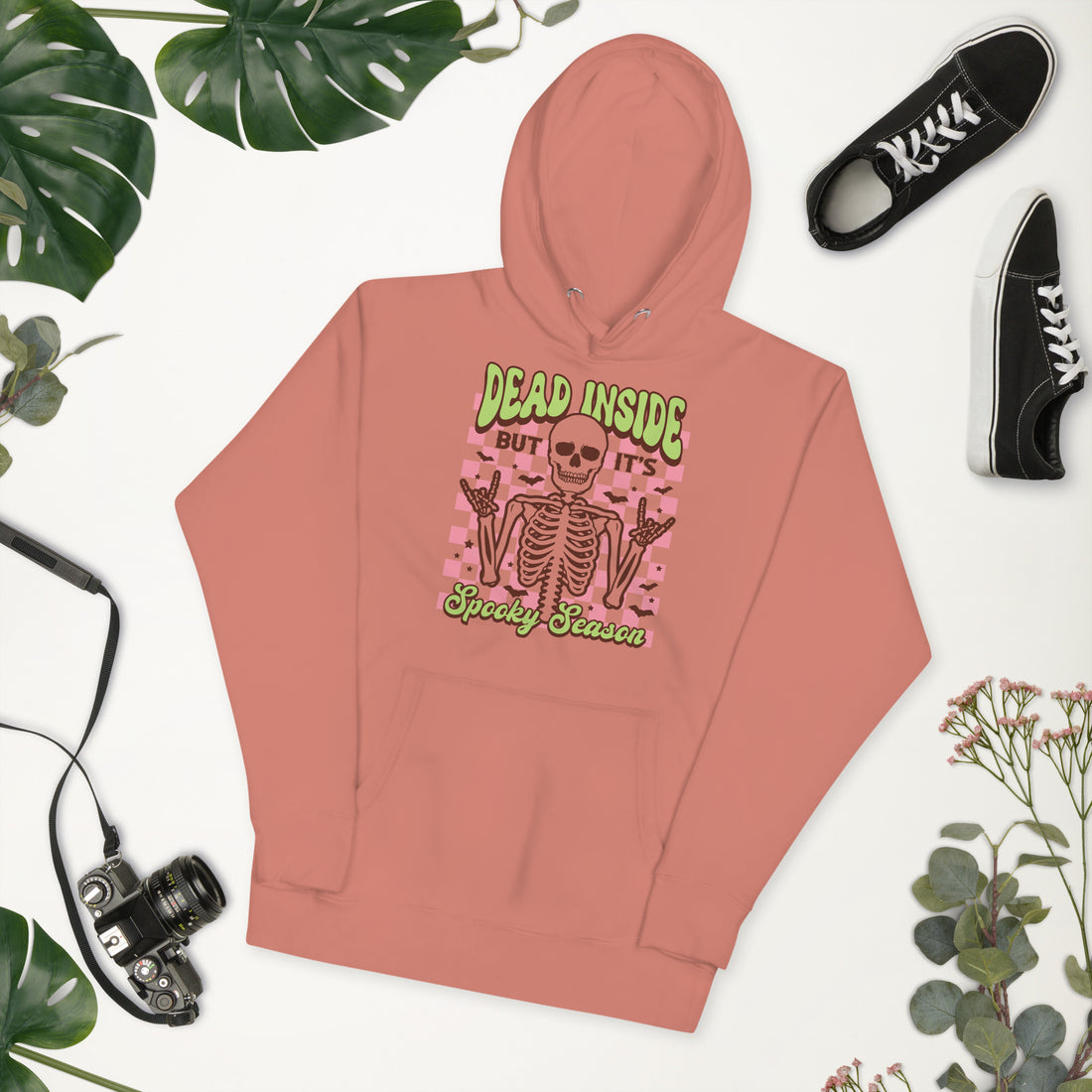 Dead Inside But Its Spooky Season Hoodie, Halloween Sweatshirt, Haunted Sweater, Witchy Pullover, Funny Ghost Hoodie, Trick Treat Sweat, Wicked Crewneck