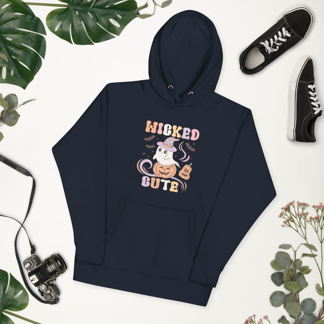 Wicked Cute Spooky Hoodie, Halloween Sweatshirt, Haunted Sweater, Witchy Pullover, Funny Ghost Hoodie, Trick Treat Sweat, Wicked Crewneck