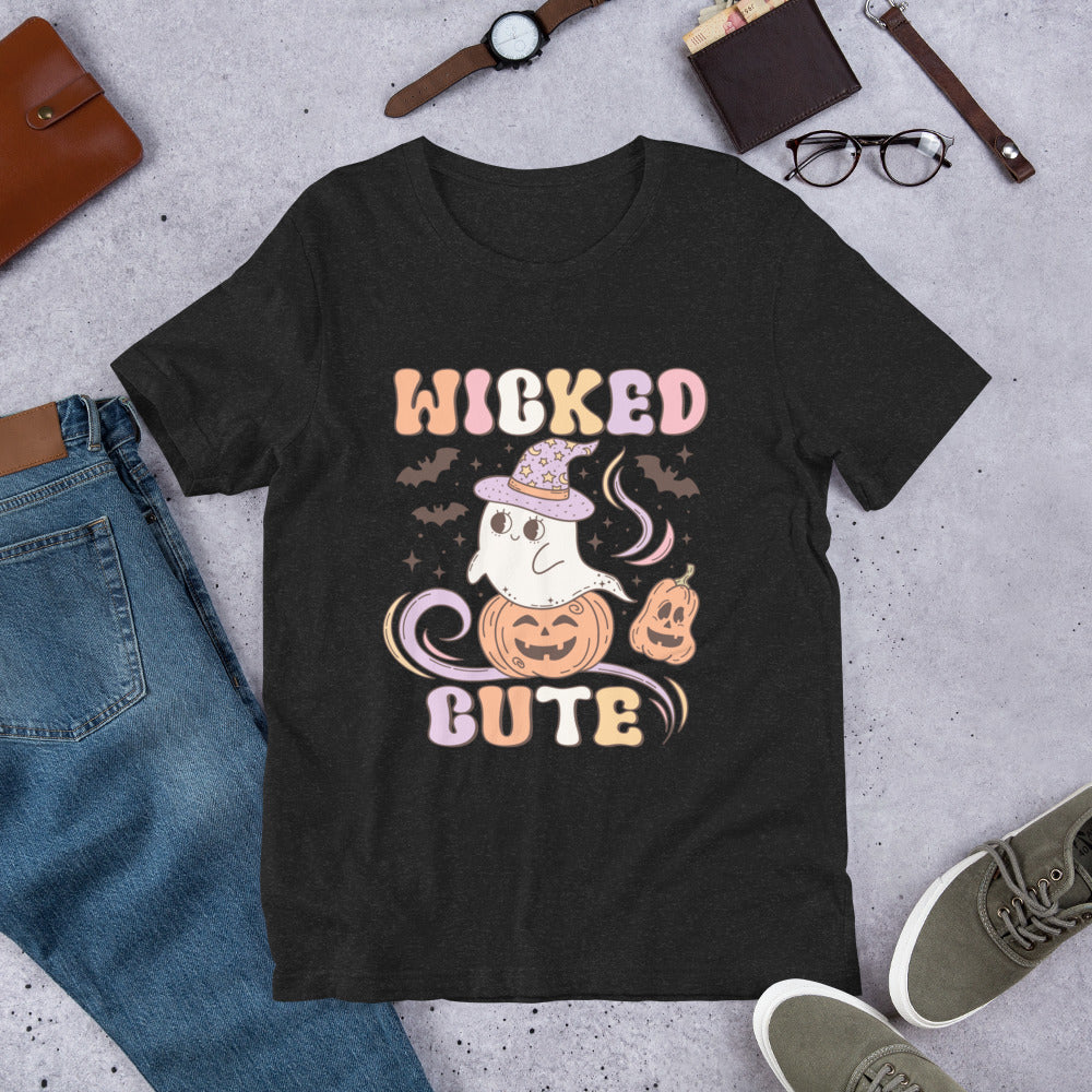 Wicked Cute Spooky Shirt, Halloween Tshirt, Haunted Tee, Witchy Shirt, Funny Ghost Shirt, Trick Treat Shirt, Wicked Tee, Funny Boo Shirt