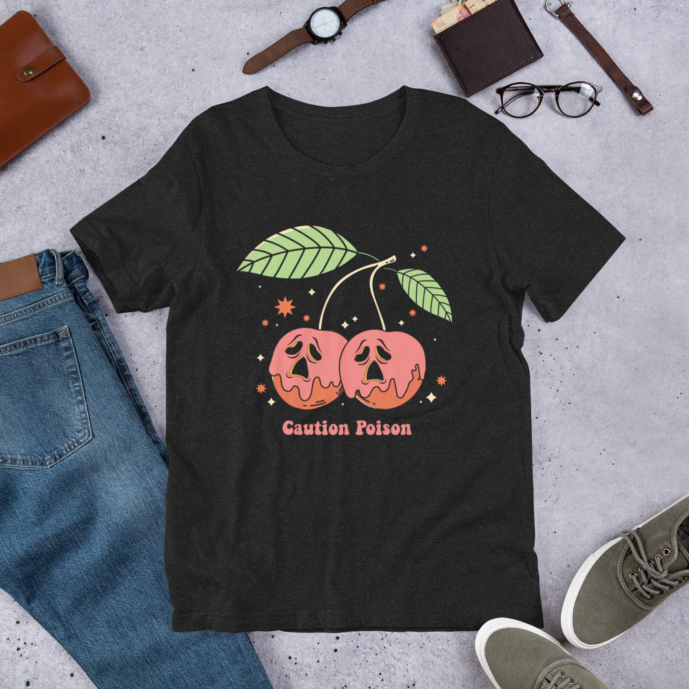 Spooky Caution Poison T-Shirt