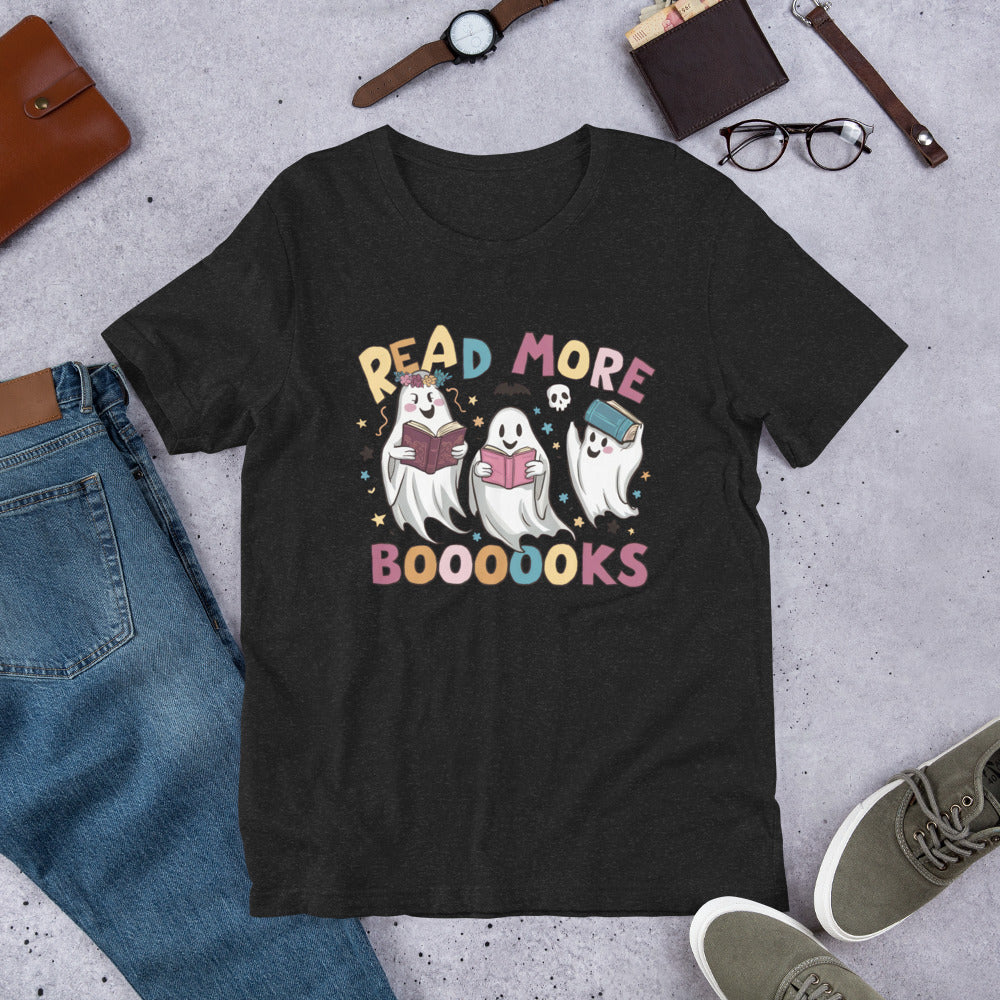 Read More Boooooks Shirt, Halloween Tshirt, Haunted Tee, Witchy Shirt, Funny Ghost Shirt, Trick Treat Shirt, Wicked Tee, Funny Boo Shirt