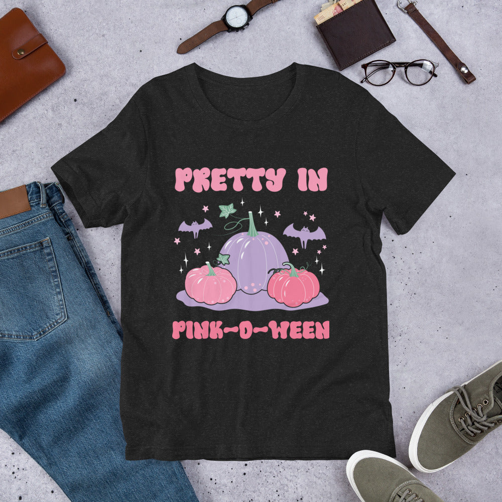 Pretty In Pink O Ween Shirt, Halloween Tshirt, Haunted Tee, Witchy Shirt, Funny Ghost Shirt, Trick Treat Shirt, Wicked Tee, Funny Boo Shirt