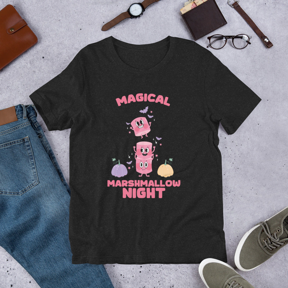 Magical Marshmallow Night Shirt, Halloween Tshirt, Haunted Tee, Witchy Shirt, Funny Ghost Shirt, Trick Treat Shirt, Wicked Tee, Funny Boo Shirt