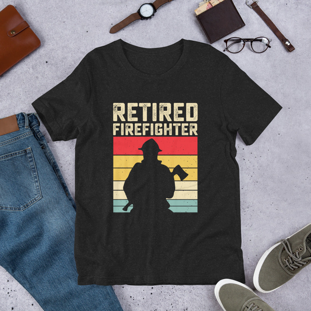 Retired Firefighter Shirt, Retirement Party Shirt, Retired Tee, Retiree Apparel, Retirement Gift, Retiring Tshirt