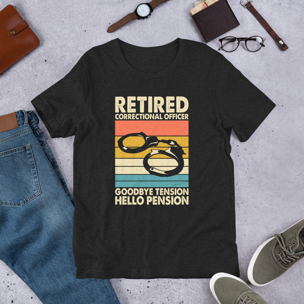 Retired Correctional Officer Shirt, Retirement Party Shirt, Retired Tee, Retiree Apparel, Retirement Gift, Retiring Tshirt