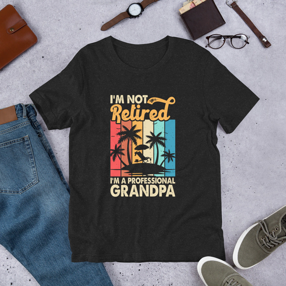 Im Not Retired Im a Professional Grandpa Shirt, Retirement Party Shirt, Retired Tee, Retiree Apparel, Retirement Gift, Retiring Tshirt